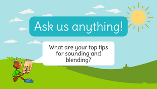 Ask us anything! What are your top tips for sounding and blending?