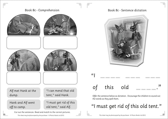 Dandelion Launchers Reading and Writing Activities Units 8-10