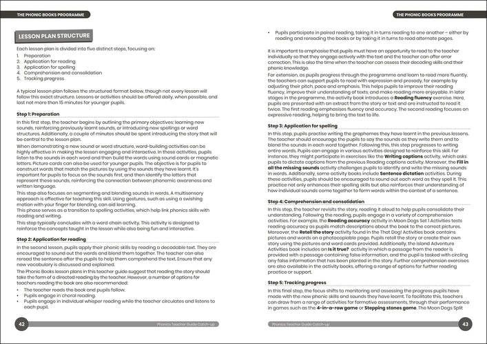 Phonics Teacher Guide Catch-Up – Phonic Books UK