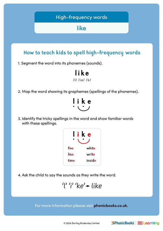 High-frequency words: 'like' - image