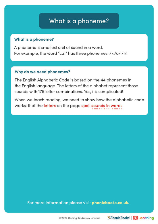 Phonics explained: What is a phoneme? - image