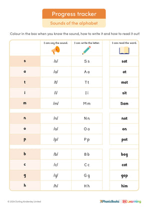 Phonics Progress Tracker: Alphabet - image