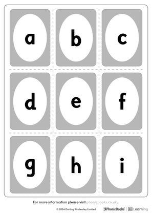 Simple snap cards: A-Z (B&W) - image