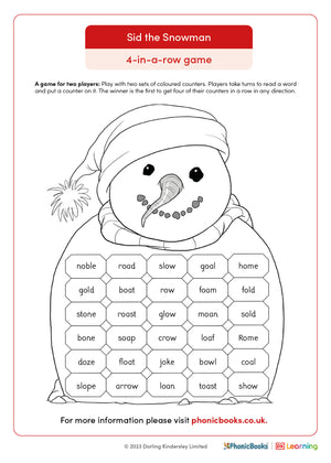 Four-in-a-row game: Snowman - image