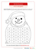 Four-in-a-row game: Snowman CVC words - image