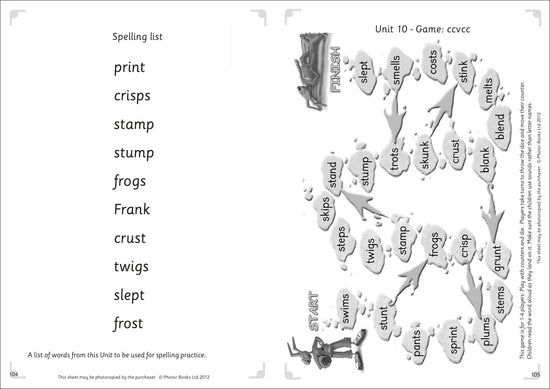 Dandelion Launchers Reading and Writing Activities Units 8-10