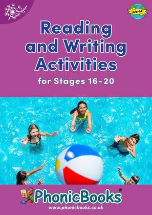 Dandelion World Reading and Writing Activities for Stages 16-20