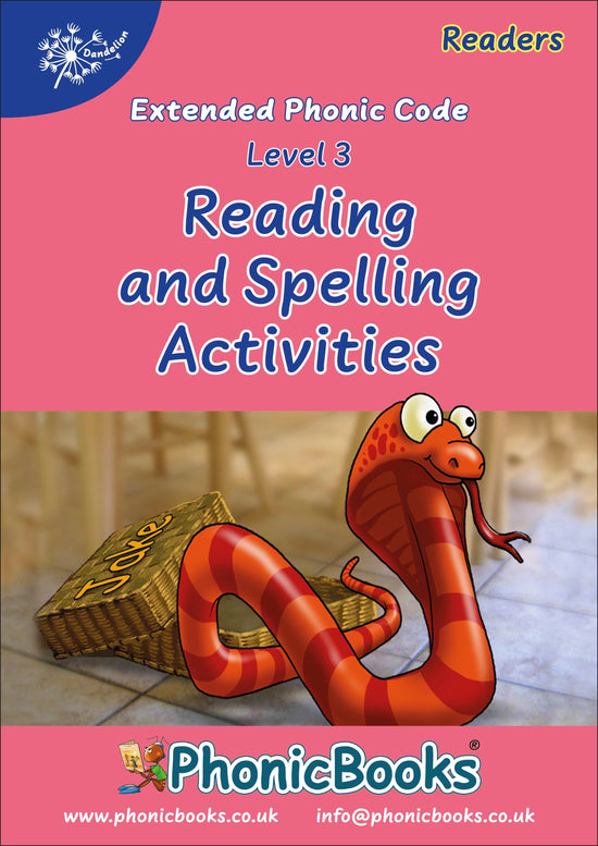 Dandelion Readers Reading and Spelling Activities Vowel Spellings Level 3