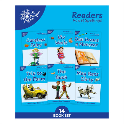 Dandelion Readers Vowel Spellings Level 2